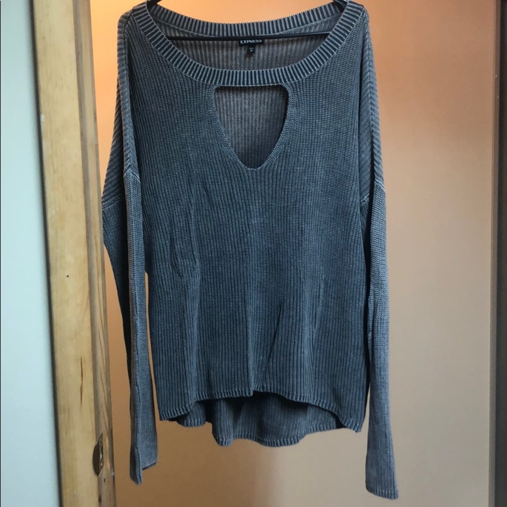 Balloon sleeve Express sweater